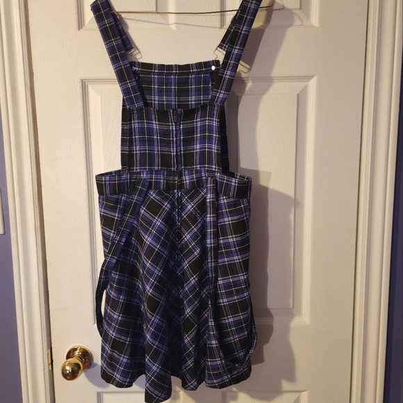 NWT ROYAL BONES Plaid Skirtall Dress ๐ - Picture 2 of 6